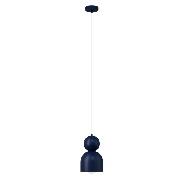 Lampa wisząca minimalistyczna MOSAIC D 1 granatowy, 1 × E27 – Sigma Lighting 41794