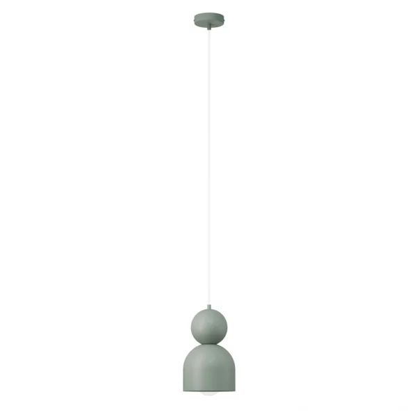 Lampa wisząca minimalistyczna MOSAIC D 1 szałwia, 1 × E27 – Sigma Lighting 41790