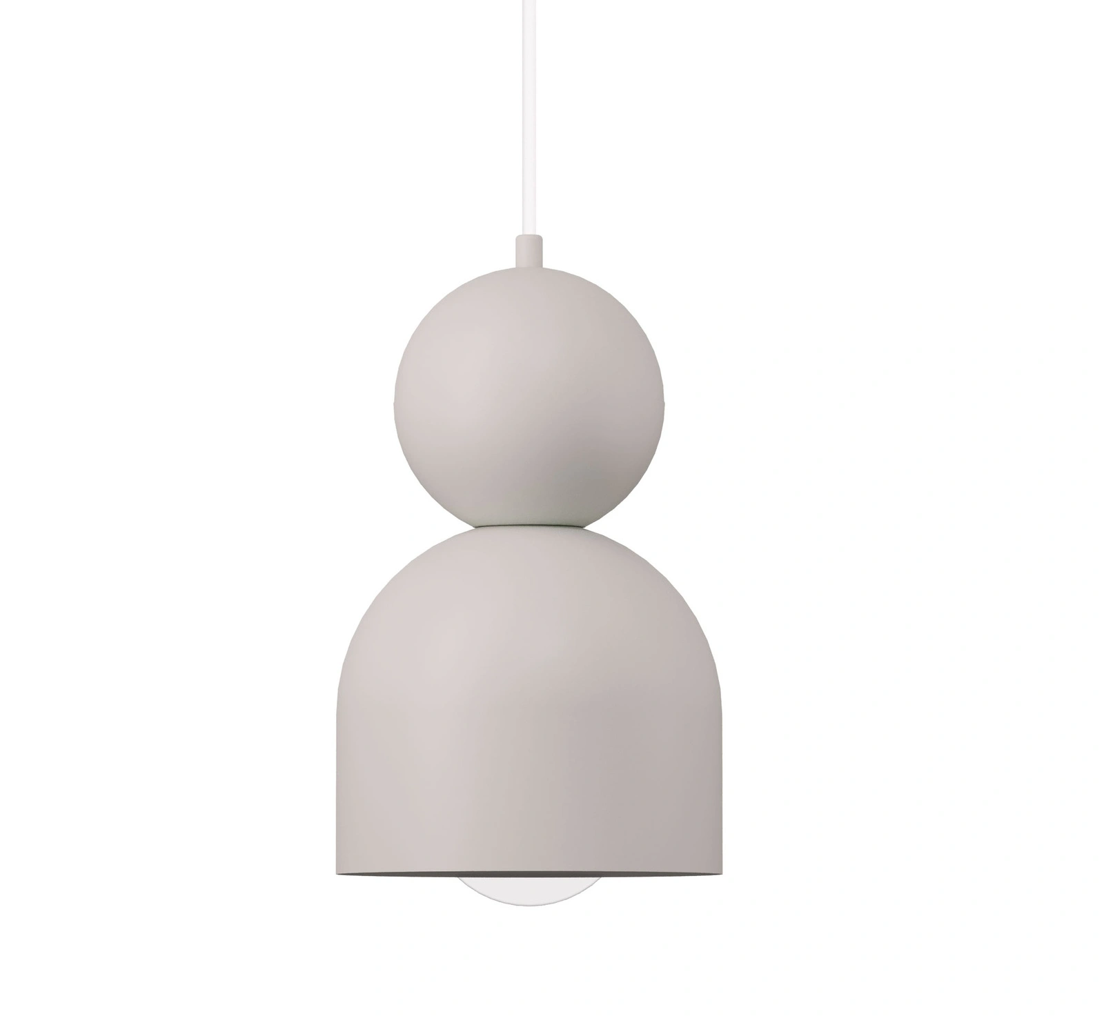 Lampa wisząca minimalistyczna MOSAIC D 1 szary bez, 1 × E27 – Sigma Lighting 41789 - obrazek 2