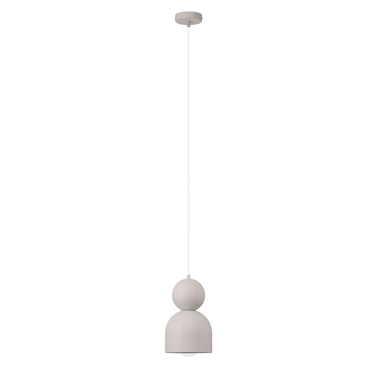 Lampa wisząca minimalistyczna MOSAIC D 1 szary bez, 1 × E27 – Sigma Lighting 41789