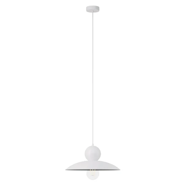 Lampa wisząca minimalistyczna MOSAIC E 1 biały, 1 × E27 – Sigma Lighting 41663