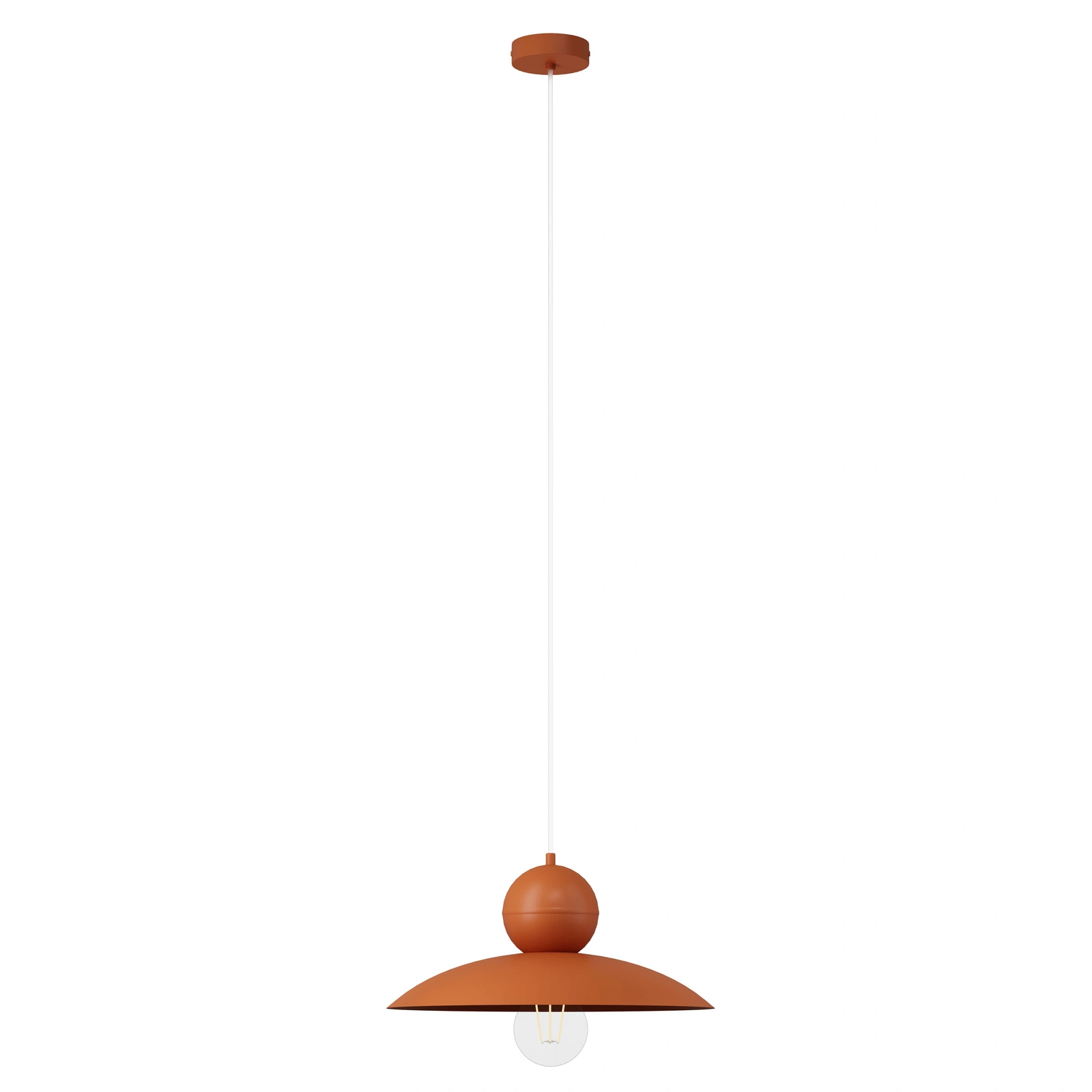 Lampa wisząca minimalistyczna MOSAIC E 1 ceglany, 1 × E27 – Sigma Lighting 41665