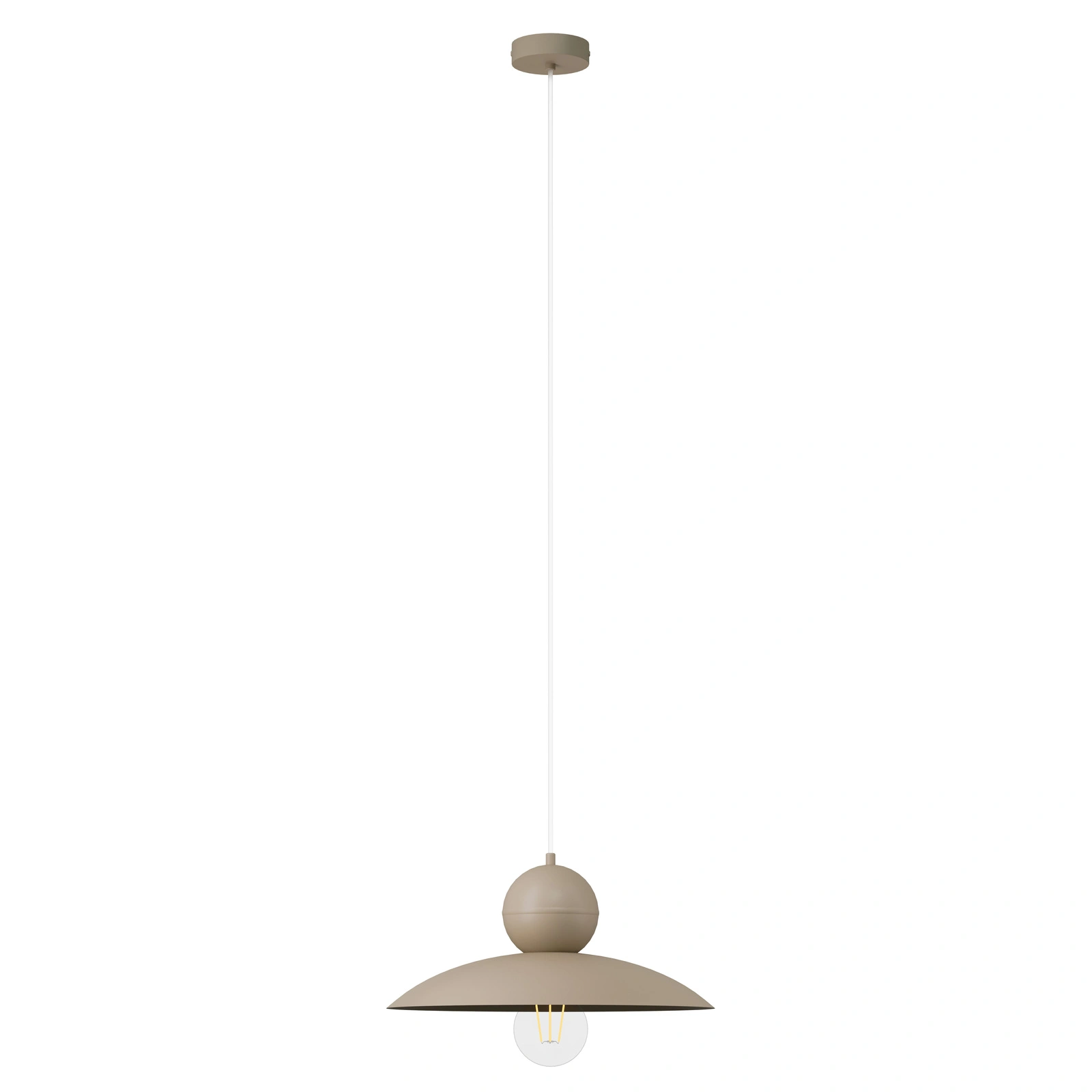 Lampa wisząca minimalistyczna MOSAIC E 1 ciepły beż, 1 × E27 – Sigma Lighting 41666