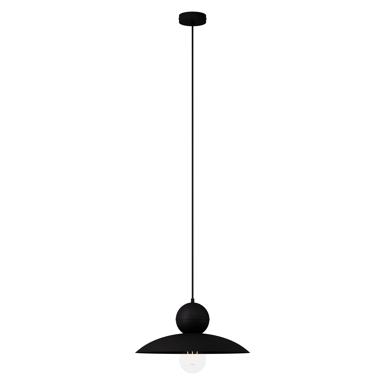 Lampa wisząca minimalistyczna MOSAIC E 1 czarny, 1 × E27 – Sigma Lighting 41662