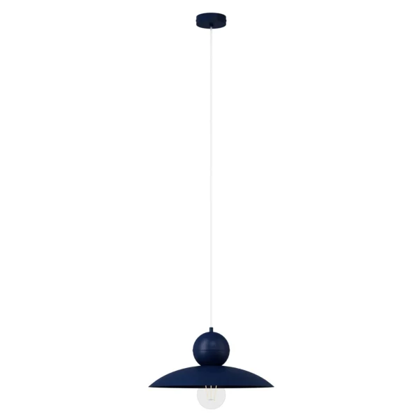 Lampa wisząca minimalistyczna MOSAIC E 1 granatowy, 1 × E27 – Sigma Lighting 41669