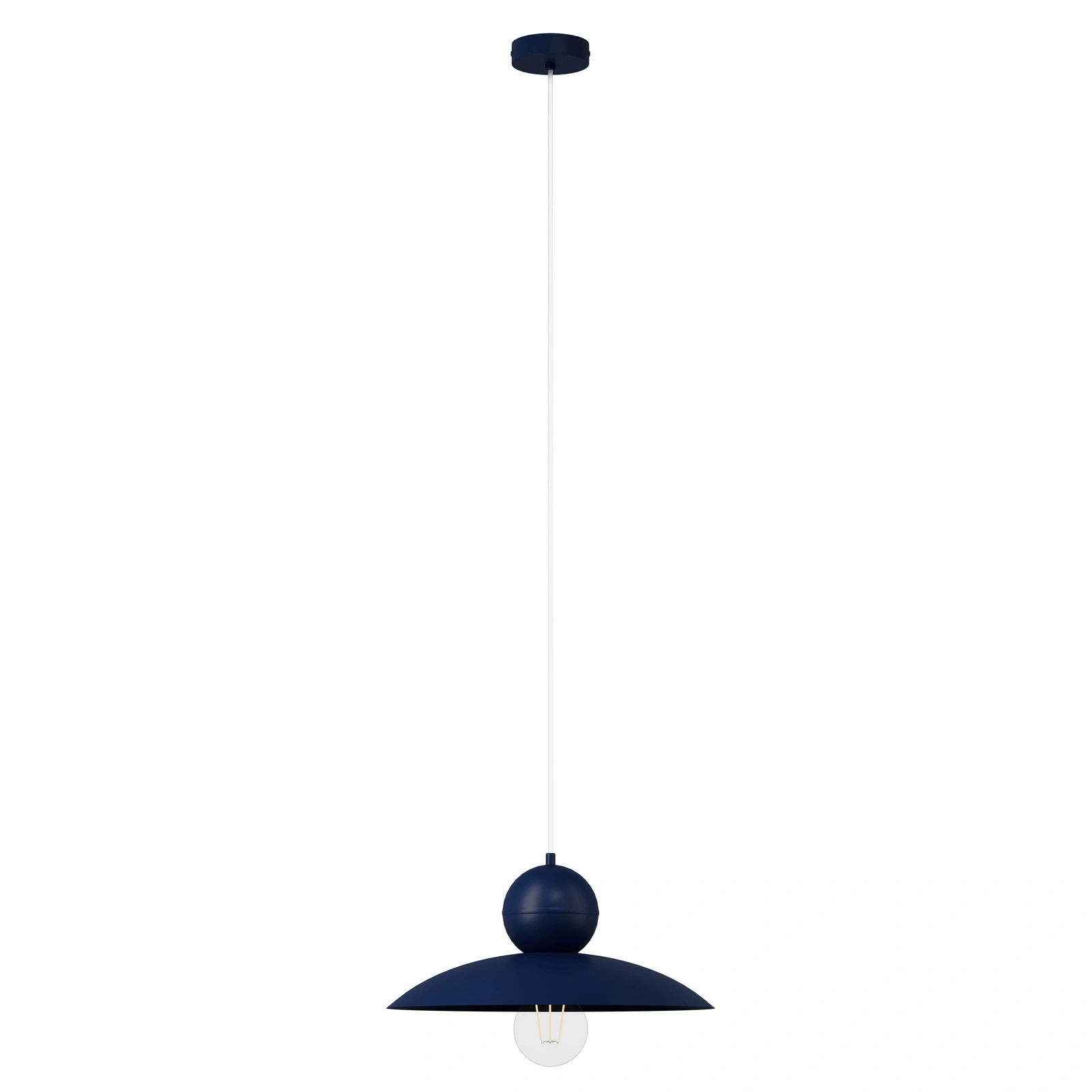 Lampa wisząca minimalistyczna MOSAIC E 1 granatowy, 1 × E27 – Sigma Lighting 41669