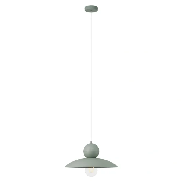 Lampa wisząca minimalistyczna MOSAIC E 1 szałwia, 1 × E27 – Sigma Lighting 41667