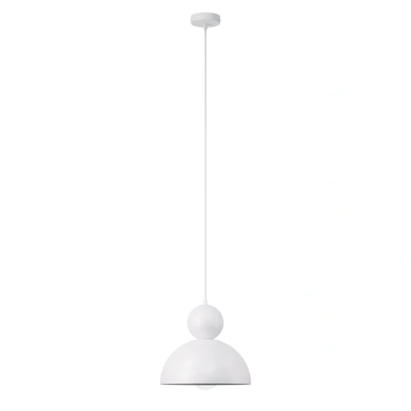 Lampa wisząca minimalistyczna MOSAIC F 1 biały, 1 × E27 – Sigma Lighting 41796