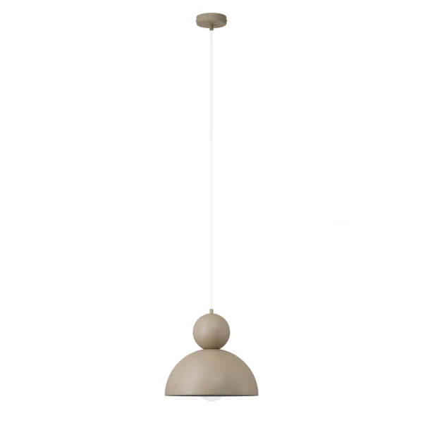 Lampa wisząca minimalistyczna MOSAIC F 1 ciepły beż, 1 × E27 – Sigma Lighting 41800