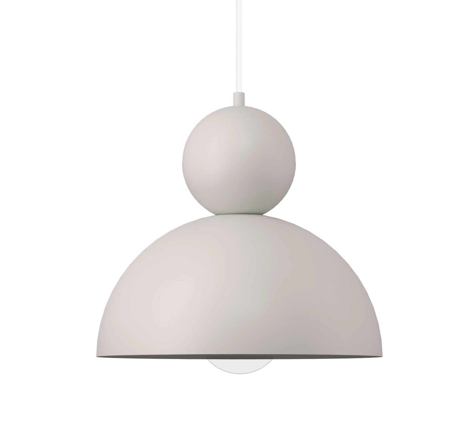 Lampa wisząca minimalistyczna MOSAIC F 1 szary bez, 1 × E27 – Sigma Lighting 41797 - obrazek 2