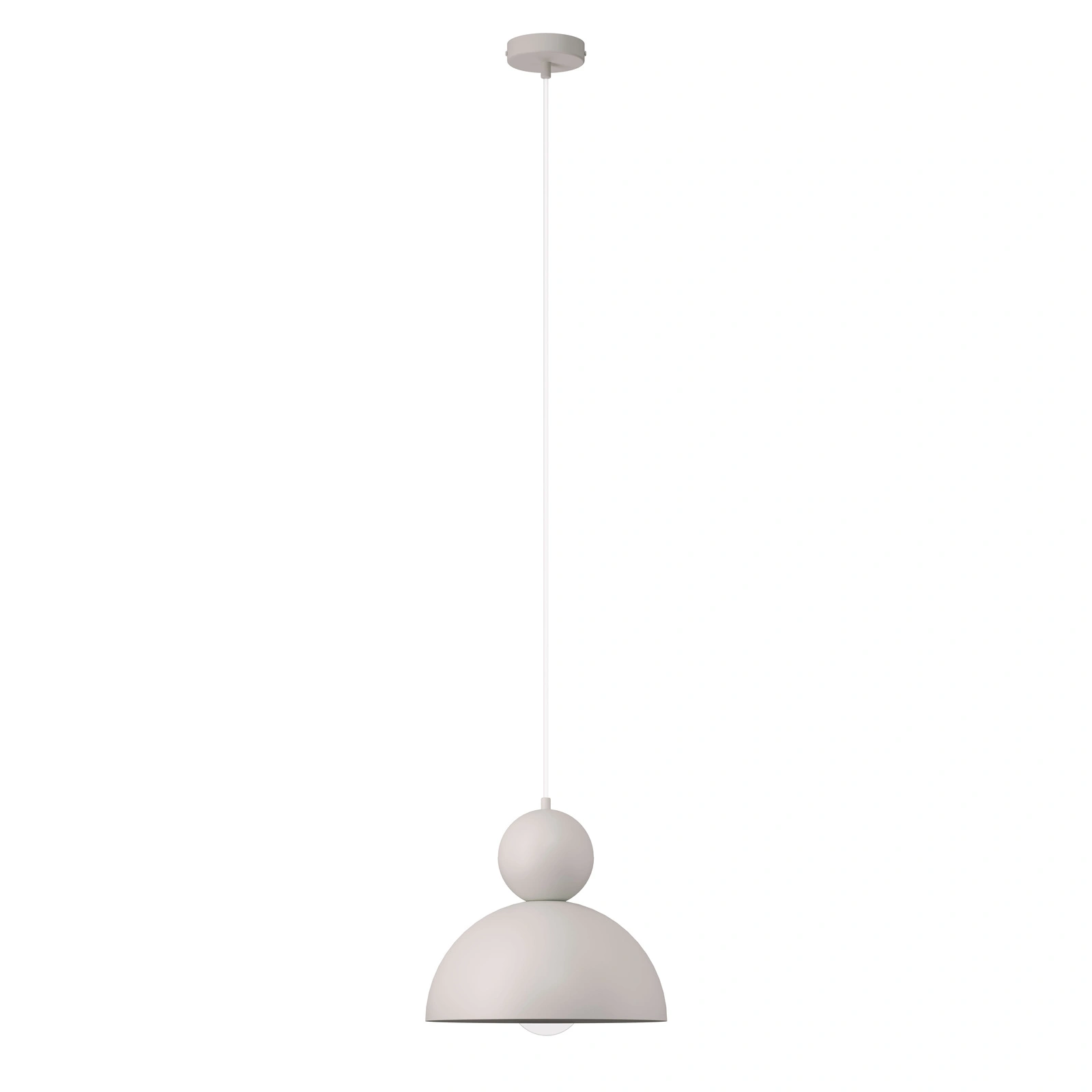 Lampa wisząca minimalistyczna MOSAIC F 1 szary bez, 1 × E27 – Sigma Lighting 41797