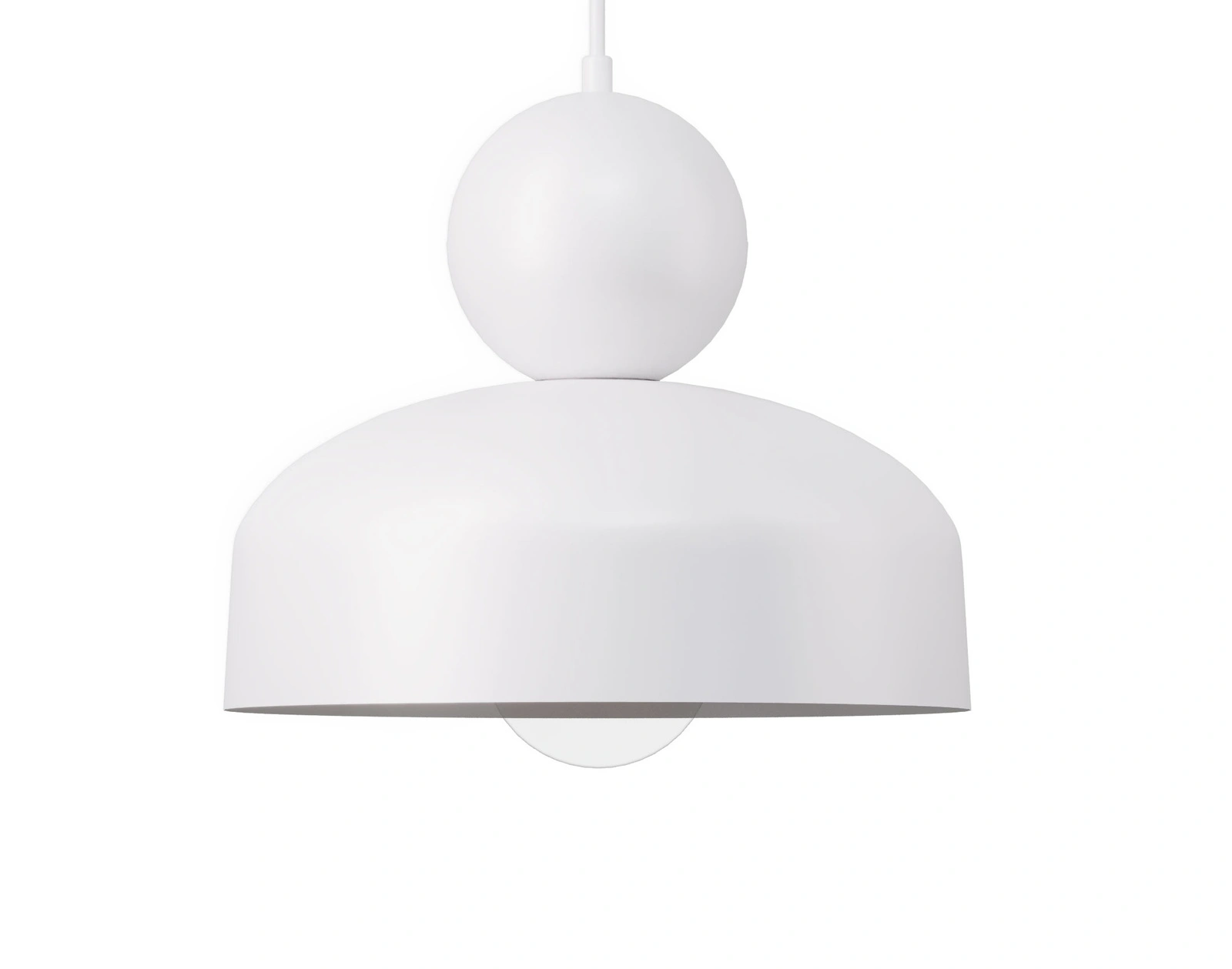 Lampa wisząca minimalistyczna MOSAIC G 1 biały, 1 × E27 – Sigma Lighting 41804 - obrazek 2