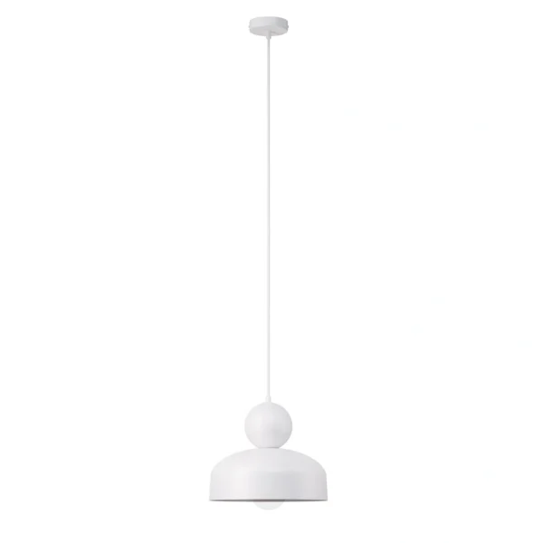 Lampa wisząca minimalistyczna MOSAIC G 1 biały, 1 × E27 – Sigma Lighting 41804