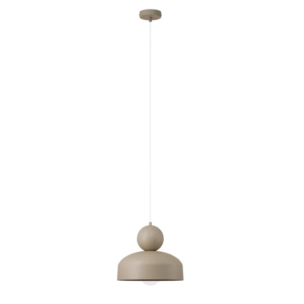 Lampa wisząca minimalistyczna MOSAIC G 1 ciepły beż, 1 × E27 – Sigma Lighting 41808