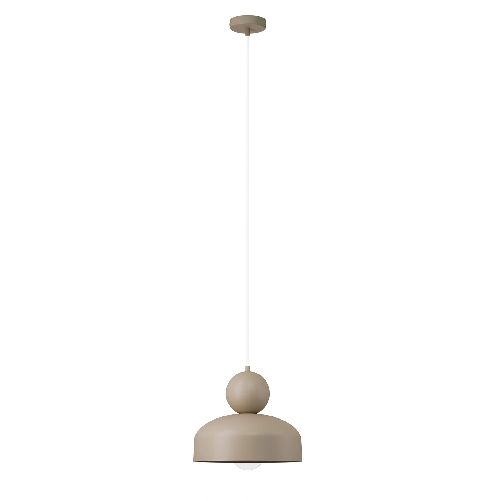 Lampa wisząca minimalistyczna MOSAIC G 1 ciepły beż, 1 × E27 – Sigma Lighting 41808