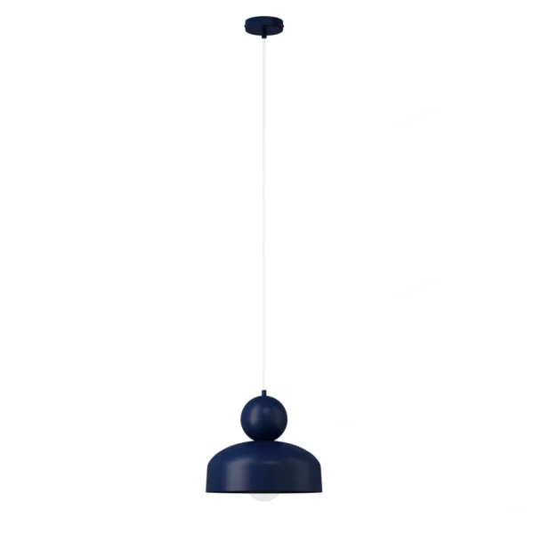 Lampa wisząca minimalistyczna MOSAIC G 1 granatowy, 1 × E27 – Sigma Lighting 41810