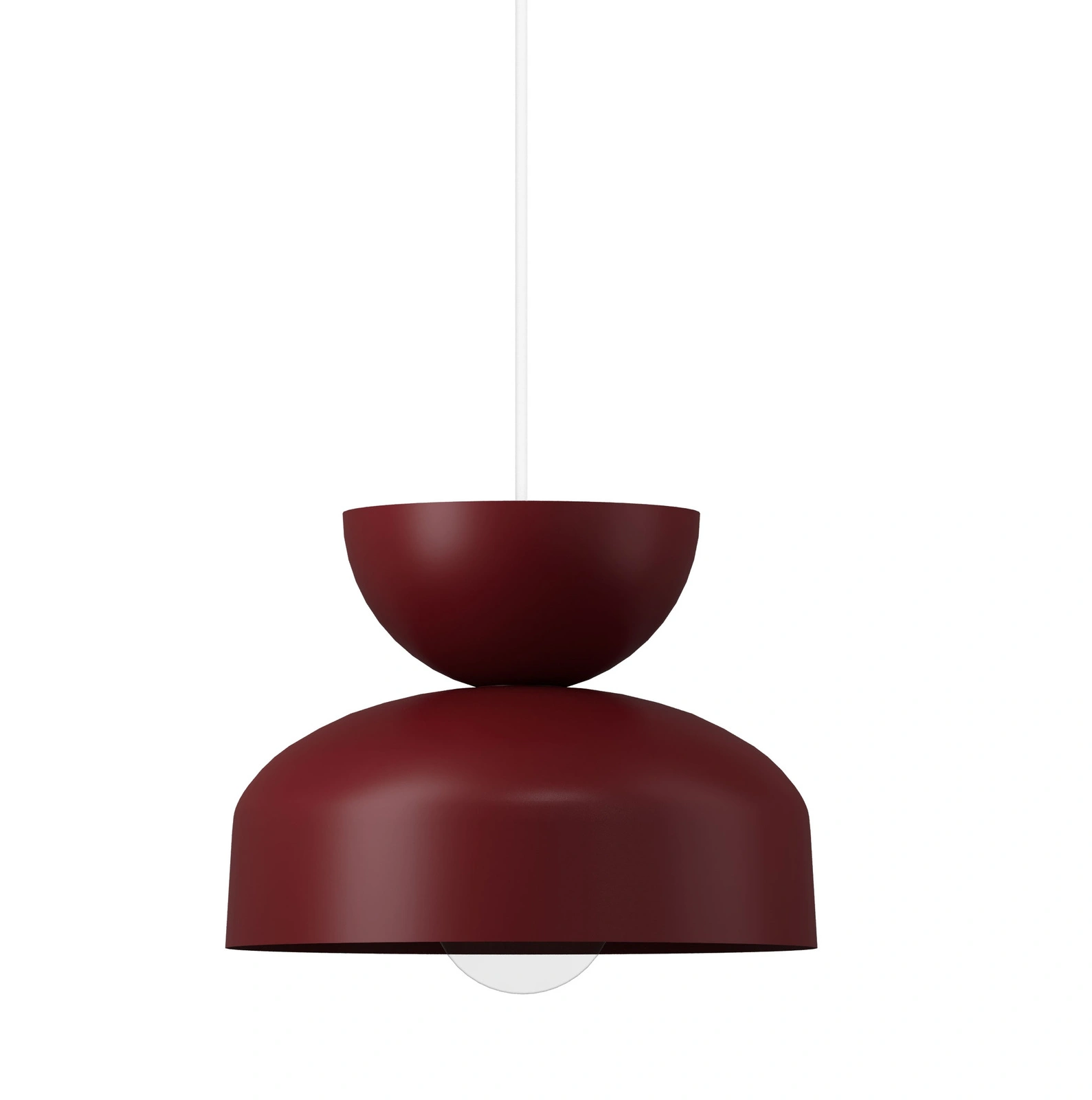 Lampa wisząca minimalistyczna MOSAIC H 1 bordowy, 1 × E27 – Sigma Lighting 41707 - obrazek 2