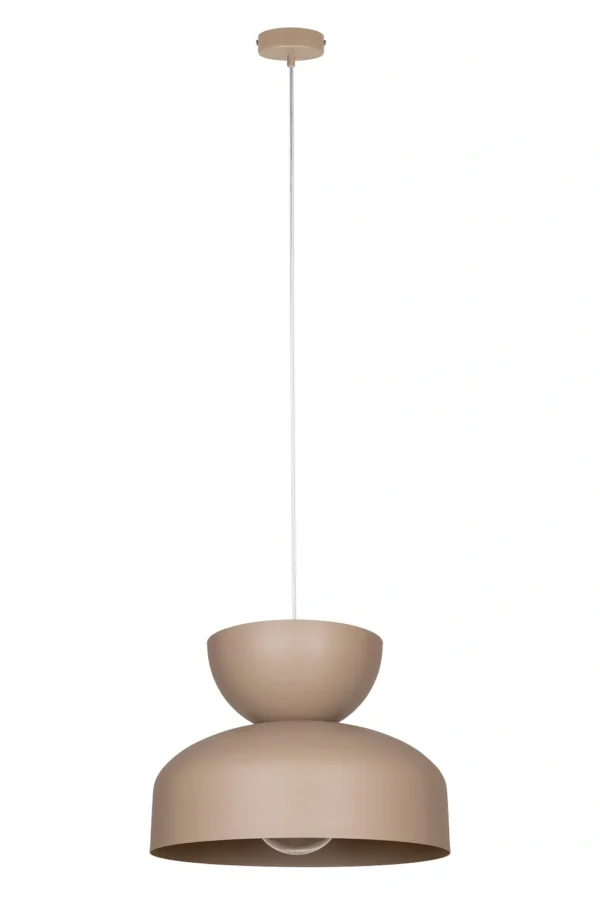 Lampa wisząca minimalistyczna MOSAIC H 1 ciepły beż, 1 × E27 – Sigma Lighting 41706