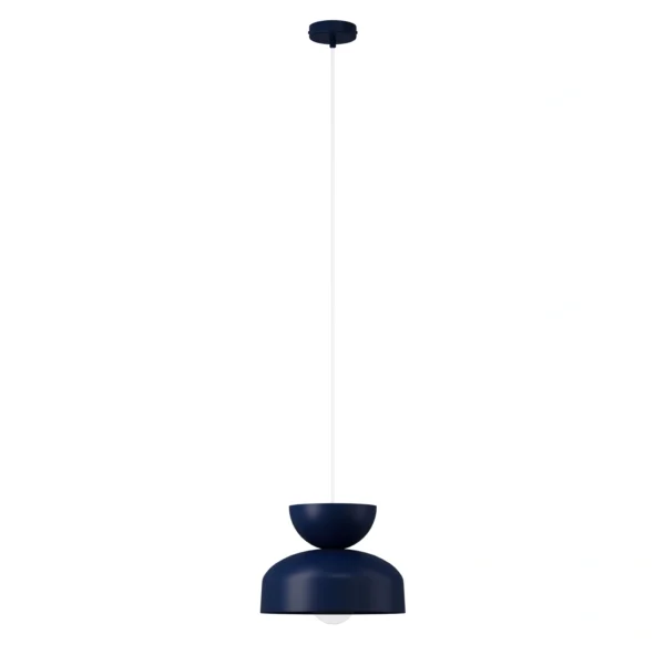 Lampa wisząca minimalistyczna MOSAIC H 1 granatowy, 1 × E27 – Sigma Lighting 41708