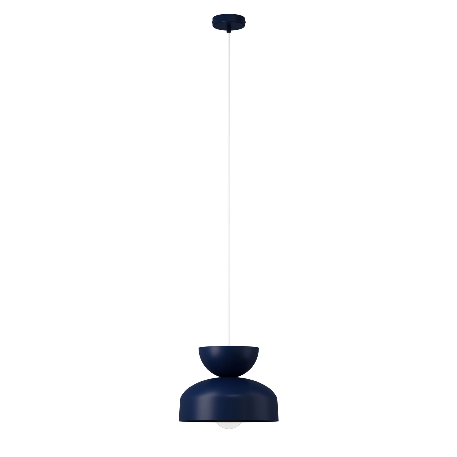 Lampa wisząca minimalistyczna MOSAIC H 1 granatowy, 1 × E27 – Sigma Lighting 41708