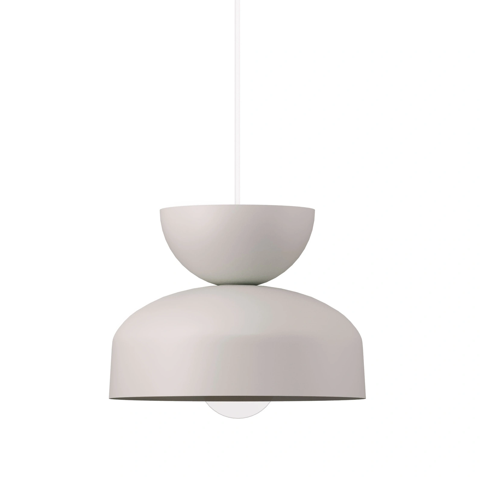 Lampa wisząca minimalistyczna MOSAIC H 1 szary bez, 1 × E27 – Sigma Lighting 41703 - obrazek 2