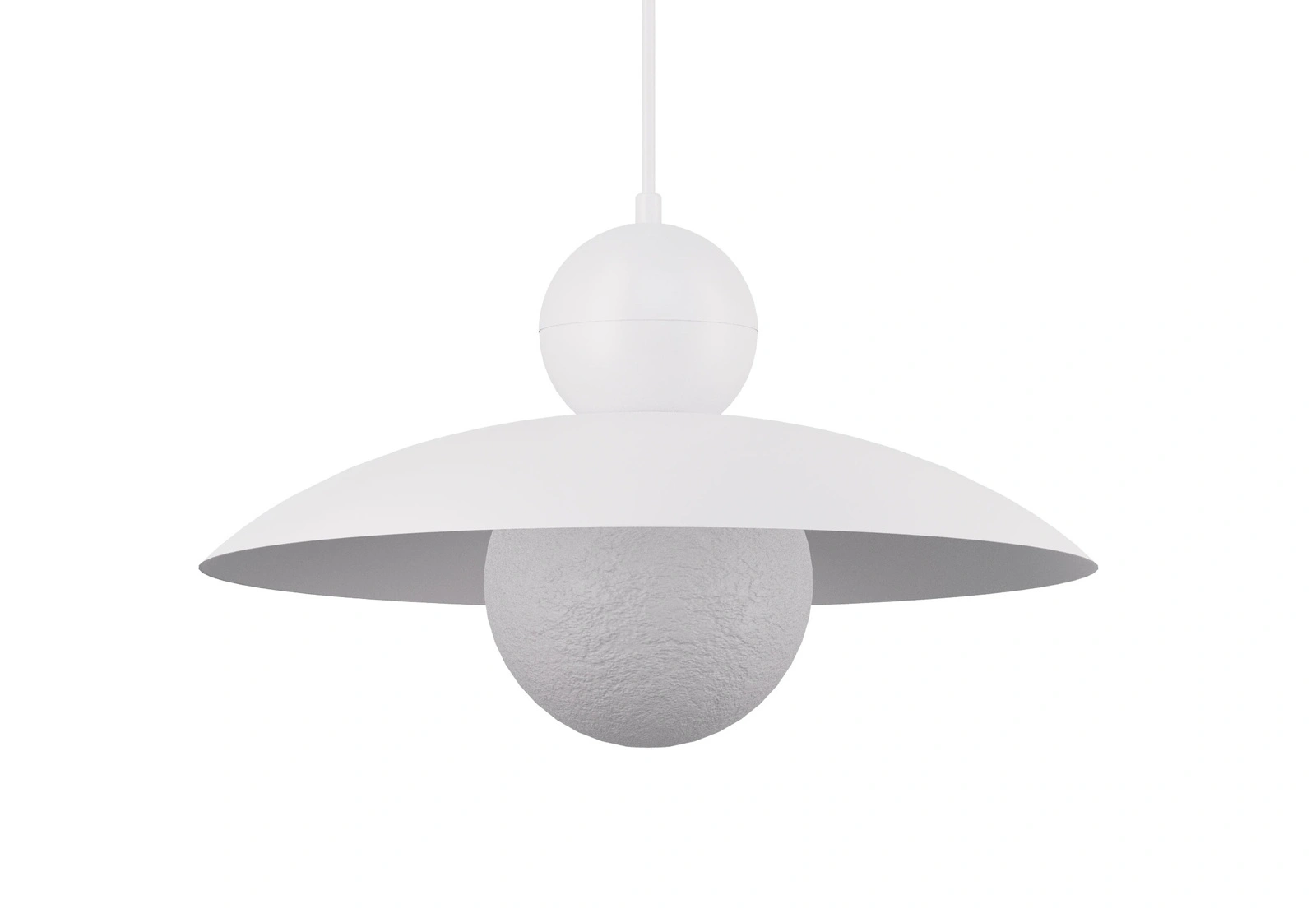 Lampa wisząca minimalistyczna MOSAIC I 1 biały, 1 × E14 – Sigma Lighting 41898 - obrazek 2