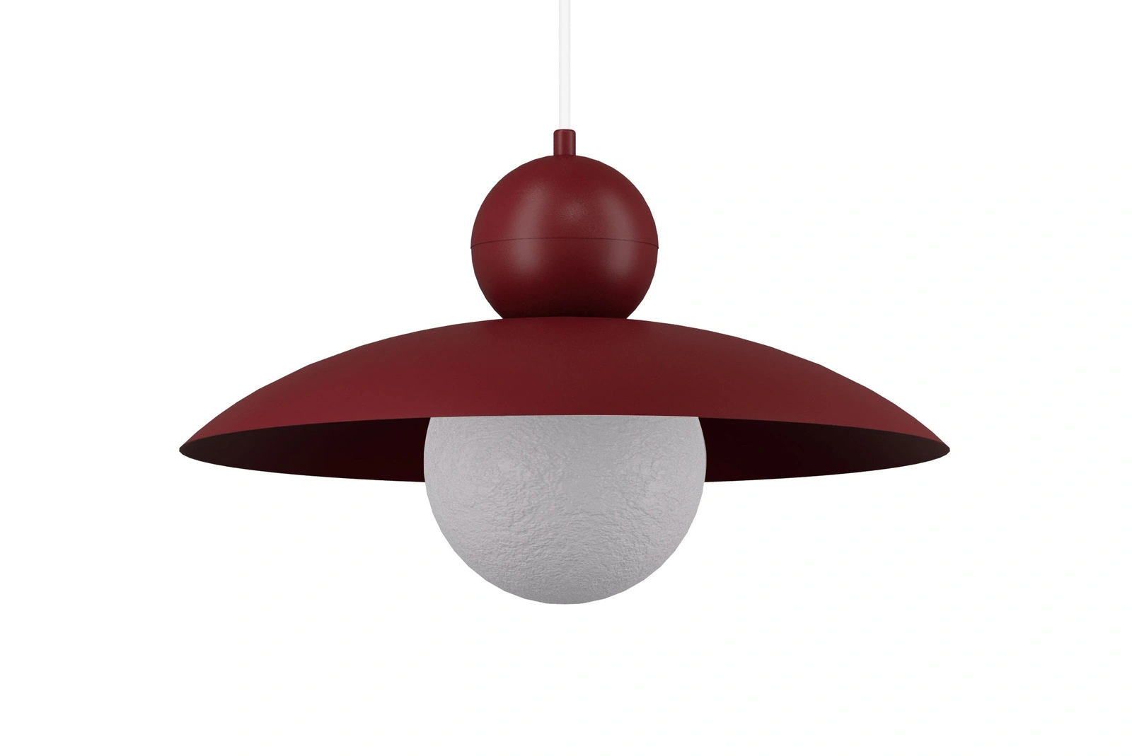 Lampa wisząca minimalistyczna MOSAIC I 1 bordowy, 1 × E14 – Sigma Lighting 41905 - obrazek 2