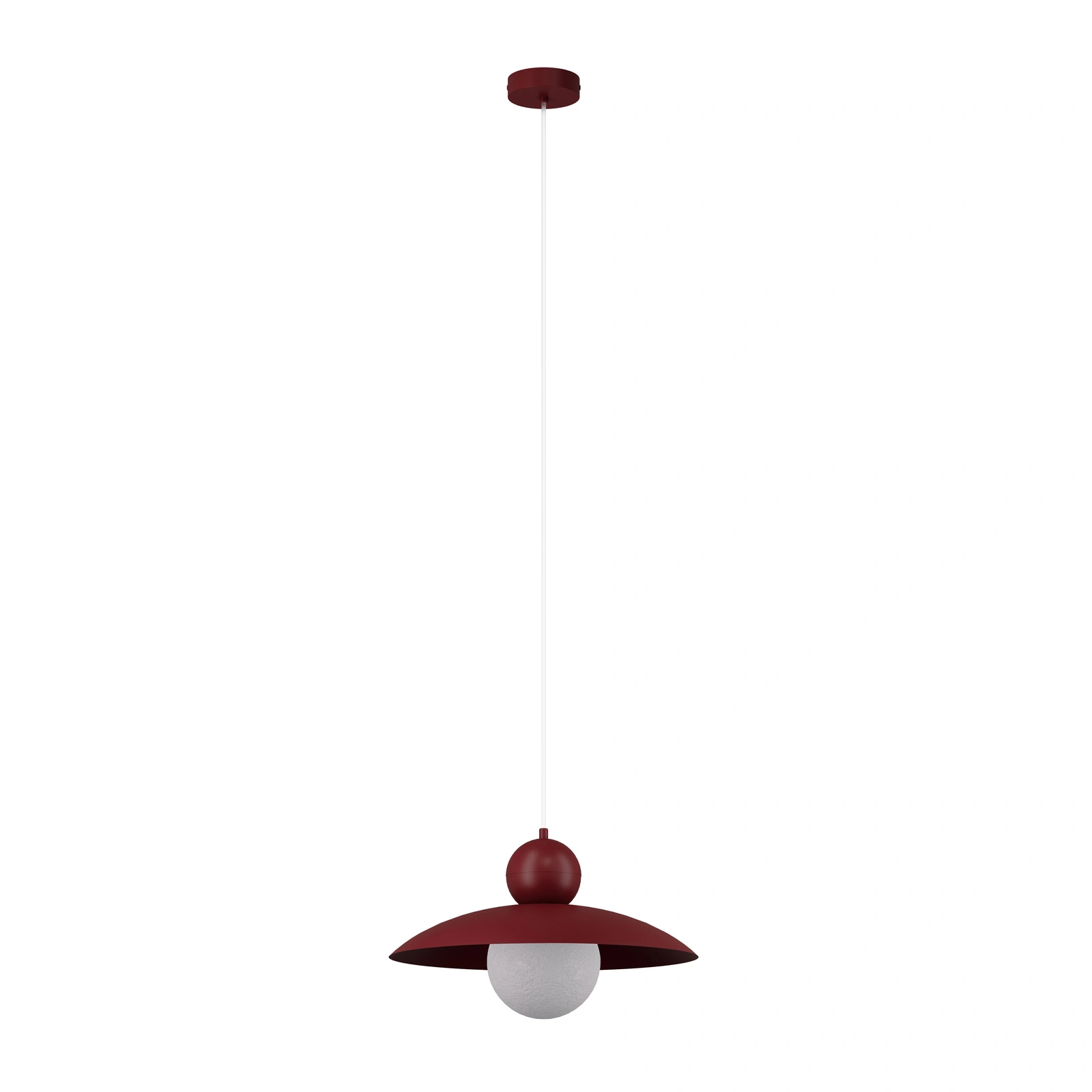 Lampa wisząca minimalistyczna MOSAIC I 1 bordowy, 1 × E14 – Sigma Lighting 41905