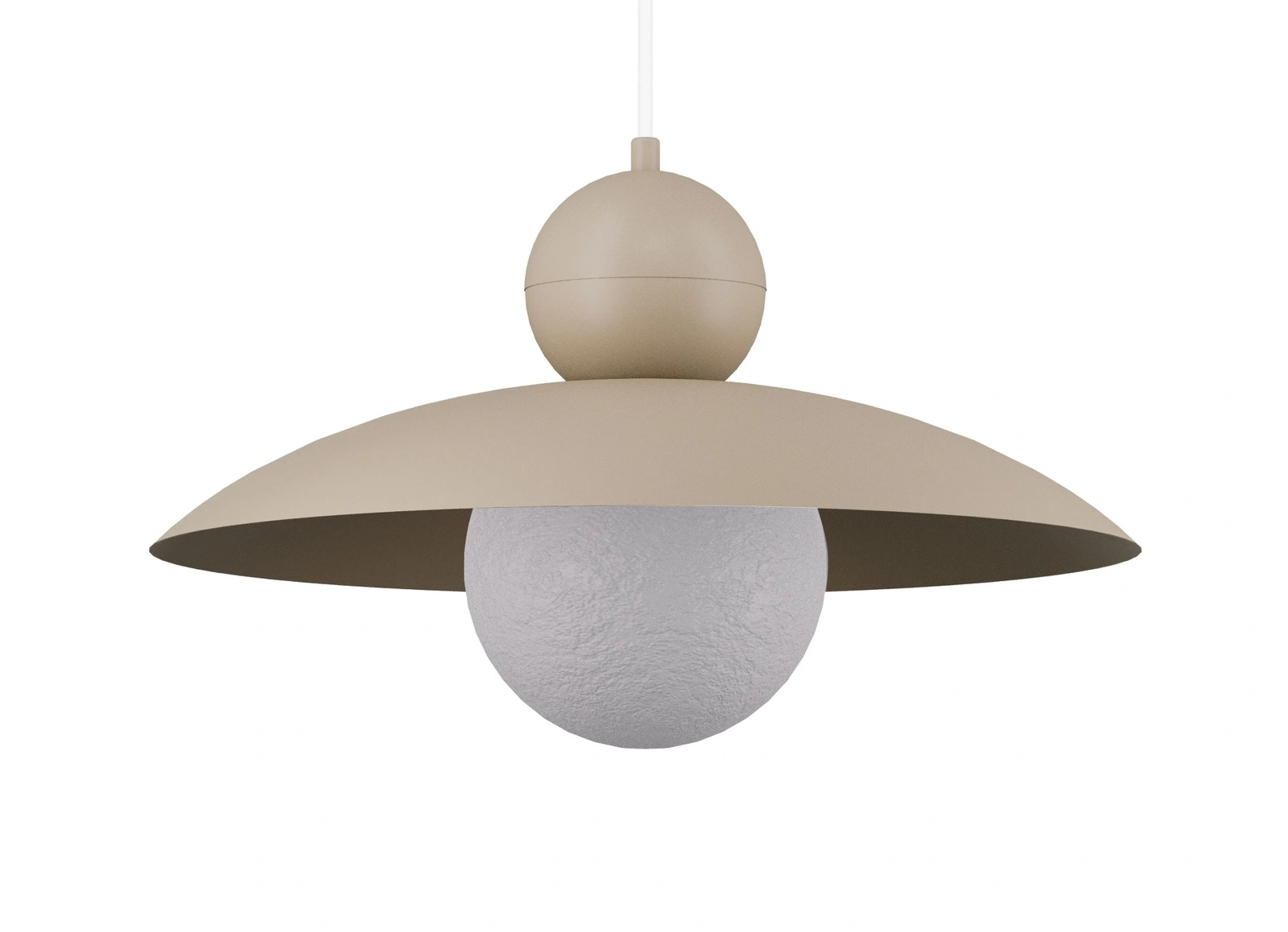 Lampa wisząca minimalistyczna MOSAIC I 1 ciepły beż, 1 × E14 – Sigma Lighting 41903 - obrazek 2