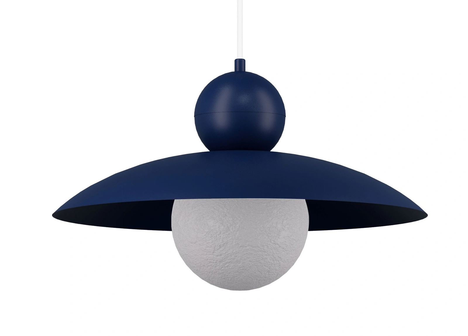 Lampa wisząca minimalistyczna MOSAIC I 1 granatowy, 1 × E14 – Sigma Lighting 41904 - obrazek 2