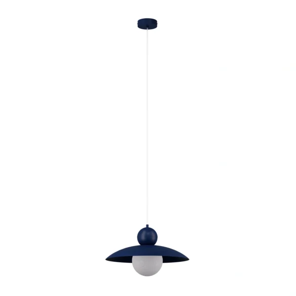 Lampa wisząca minimalistyczna MOSAIC I 1 granatowy, 1 × E14 – Sigma Lighting 41904