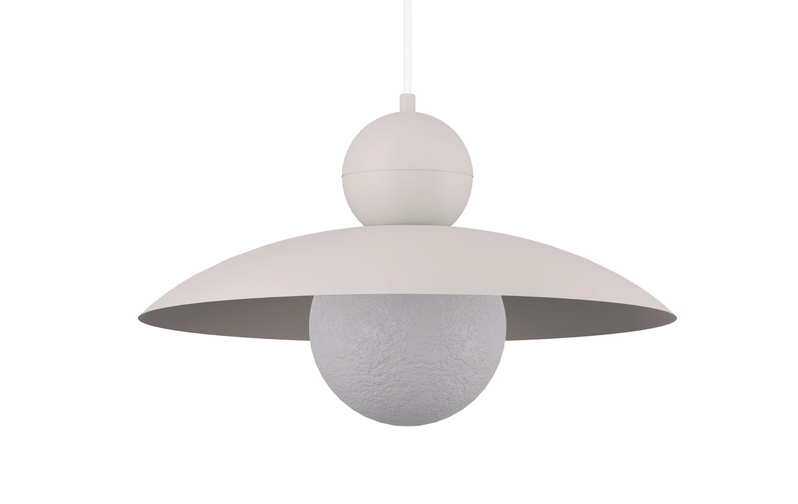 Lampa wisząca minimalistyczna MOSAIC I 1 szary beż, 1 × E14 – Sigma Lighting 41900 - obrazek 2