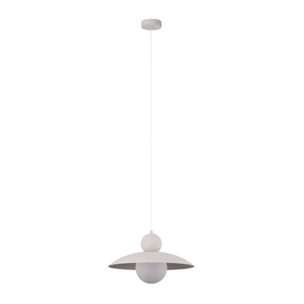 Lampa wisząca minimalistyczna MOSAIC I 1 szary beż, 1 × E14 – Sigma Lighting 41900