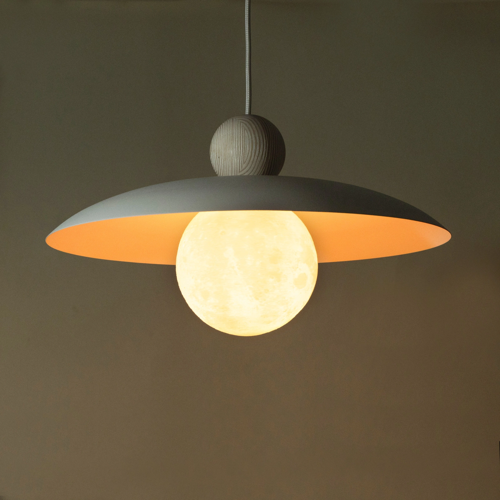 Lampa wisząca skandynawska MOSAIC WOOD MOSAIC WOOD 1 biały_drewno bielone, 1 × E14 – Sigma Lighting 41950 - obrazek 4