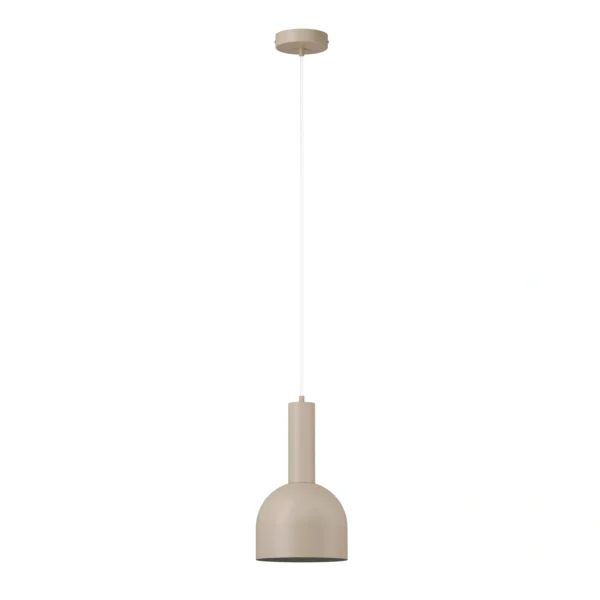 Lampa wisząca minimalistyczna VITRUM DZWONEK ciepły beż, 1 × E27 – Sigma Lighting 41548