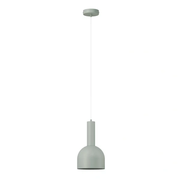 Lampa wisząca minimalistyczna VITRUM DZWONEK szałwia, 1 × E27 – Sigma Lighting 41549
