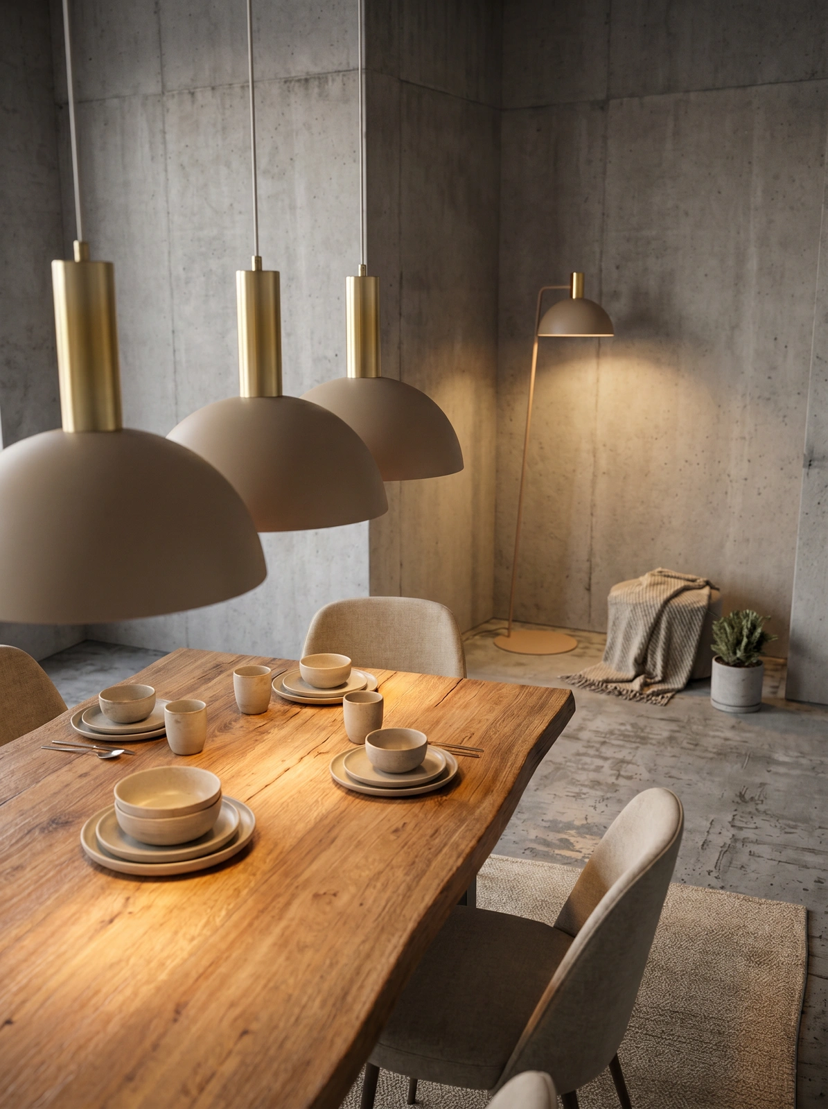 Lampa wisząca minimalistyczna VITRUM GOLD KOPUŁA M złoty szczotkowany/ciepły beż, 1 × E27 – Sigma Lighting 41713 - obrazek 4