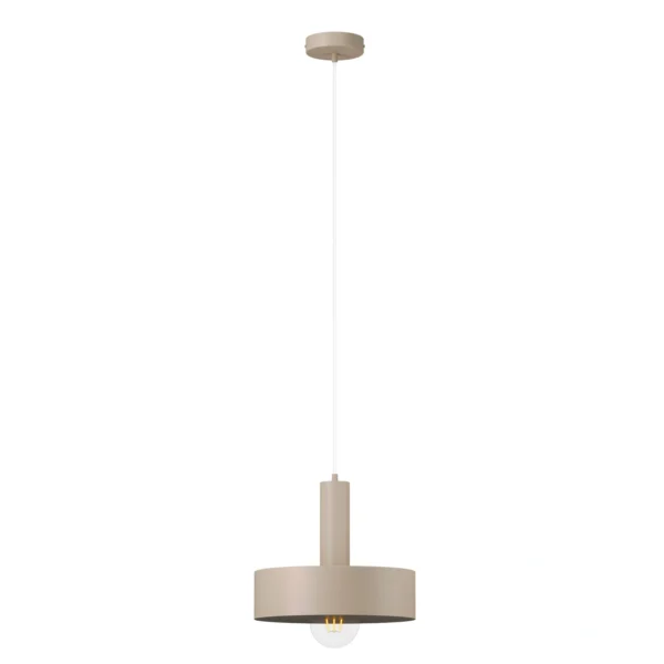 Lampa wisząca minimalistyczna VITRUM KOŁO ciepły beż, 1 × E27 – Sigma Lighting 41546