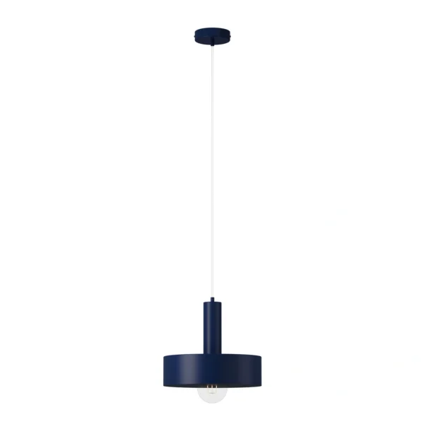 Lampa wisząca minimalistyczna VITRUM KOŁO granatowy, 1 × E27 – Sigma Lighting 41597