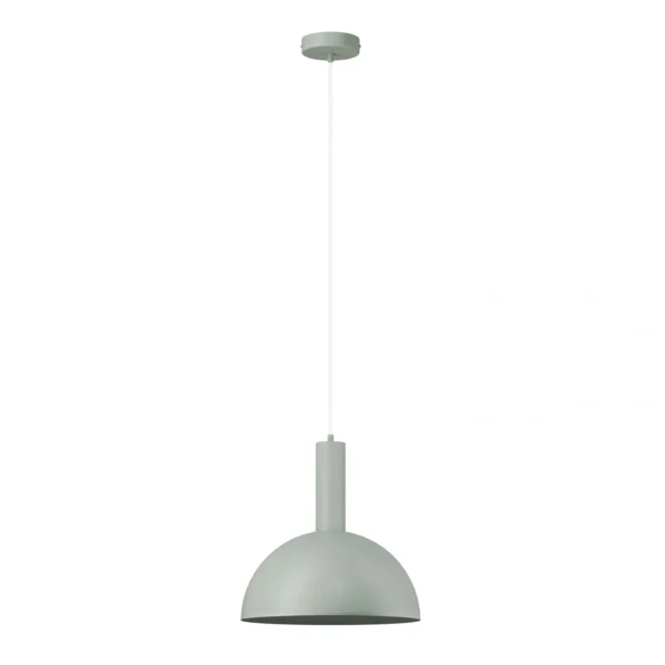 Lampa wisząca minimalistyczna VITRUM KOPUŁA M szałwia, 1 × E27 – Sigma Lighting 41557