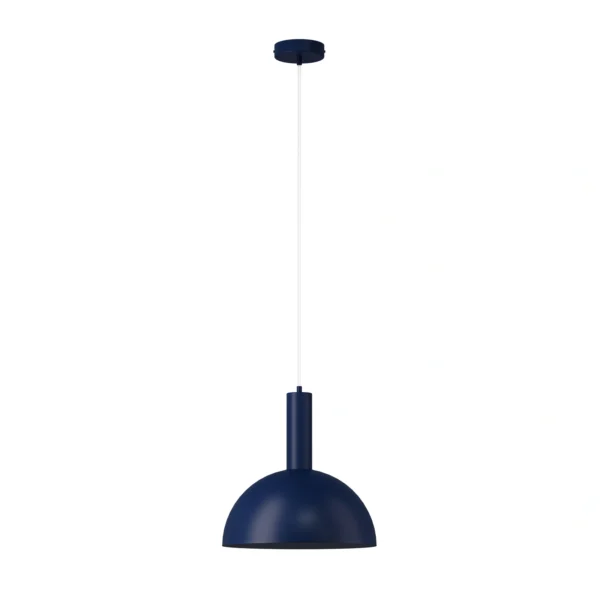 Lampa wisząca minimalistyczna VITRUM KOPUŁA M granatowy, 1 × E27 – Sigma Lighting 41691