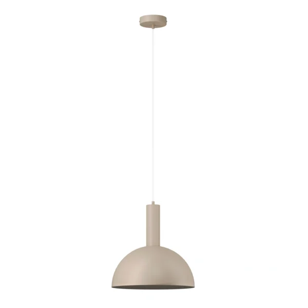 Lampa wisząca minimalistyczna VITRUM KOPUŁA M ciepły beż, 1 × E27 – Sigma Lighting 41556