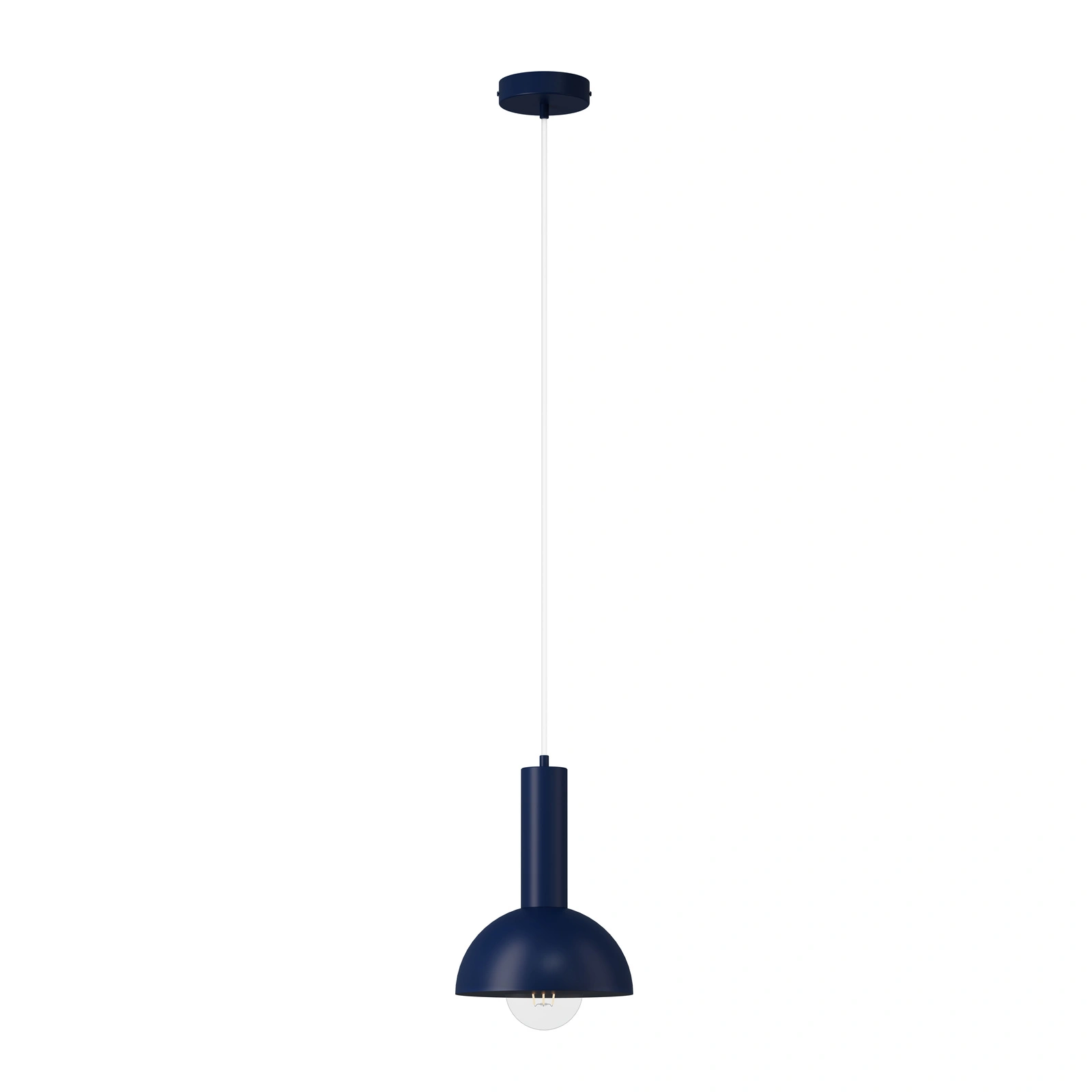 Lampa wisząca minimalistyczna VITRUM KOPUŁA S granatowy, 1 × E27 – Sigma Lighting 41639