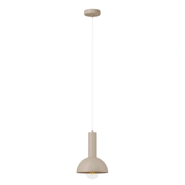 Lampa wisząca minimalistyczna VITRUM KOPUŁA S ciepły beż, 1 × E27 – Sigma Lighting 41554
