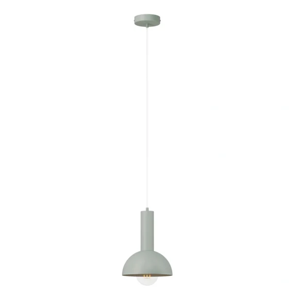 Lampa wisząca minimalistyczna VITRUM KOPUŁA S szałwia, 1 × E27 – Sigma Lighting 41555
