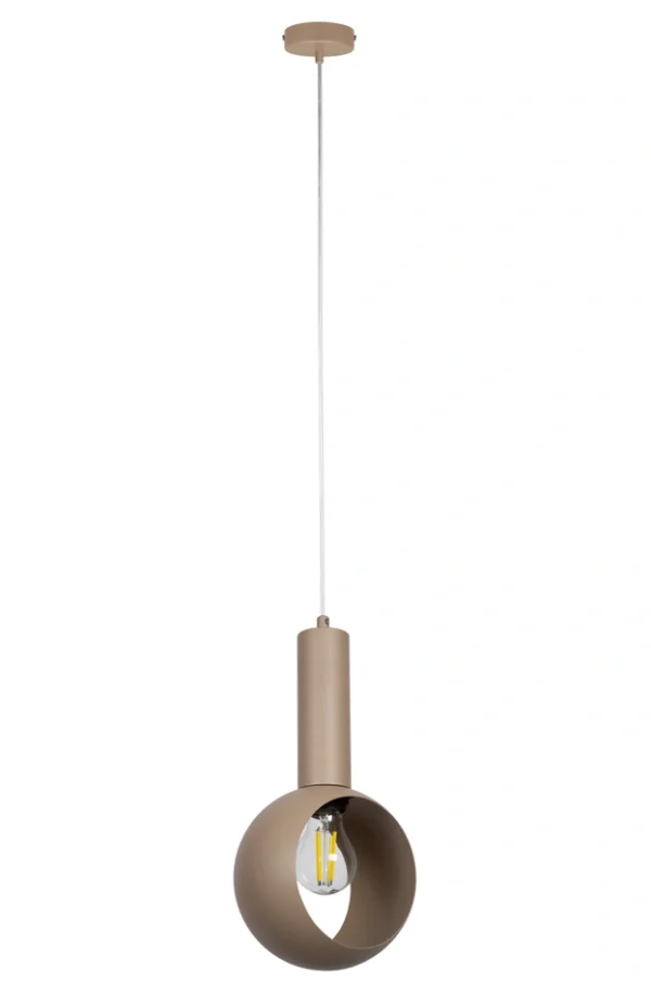Lampa wisząca minimalistyczna VITRUM OCZKO ciepły beż, 1 × E27 – Sigma Lighting 41550