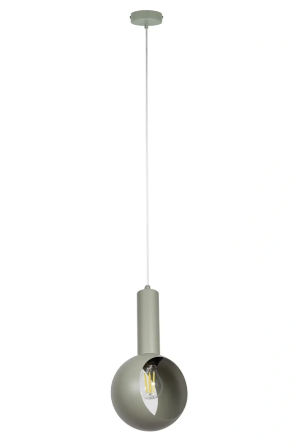 Lampa wisząca minimalistyczna VITRUM OCZKO szałwia, 1 × E27 – Sigma Lighting 41551