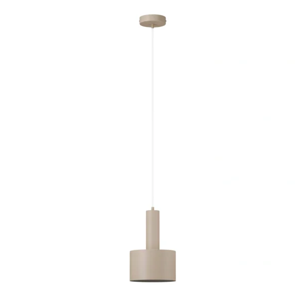 Lampa wisząca minimalistyczna VITRUM WALEC ciepły beż, 1 × E27 – Sigma Lighting 41552