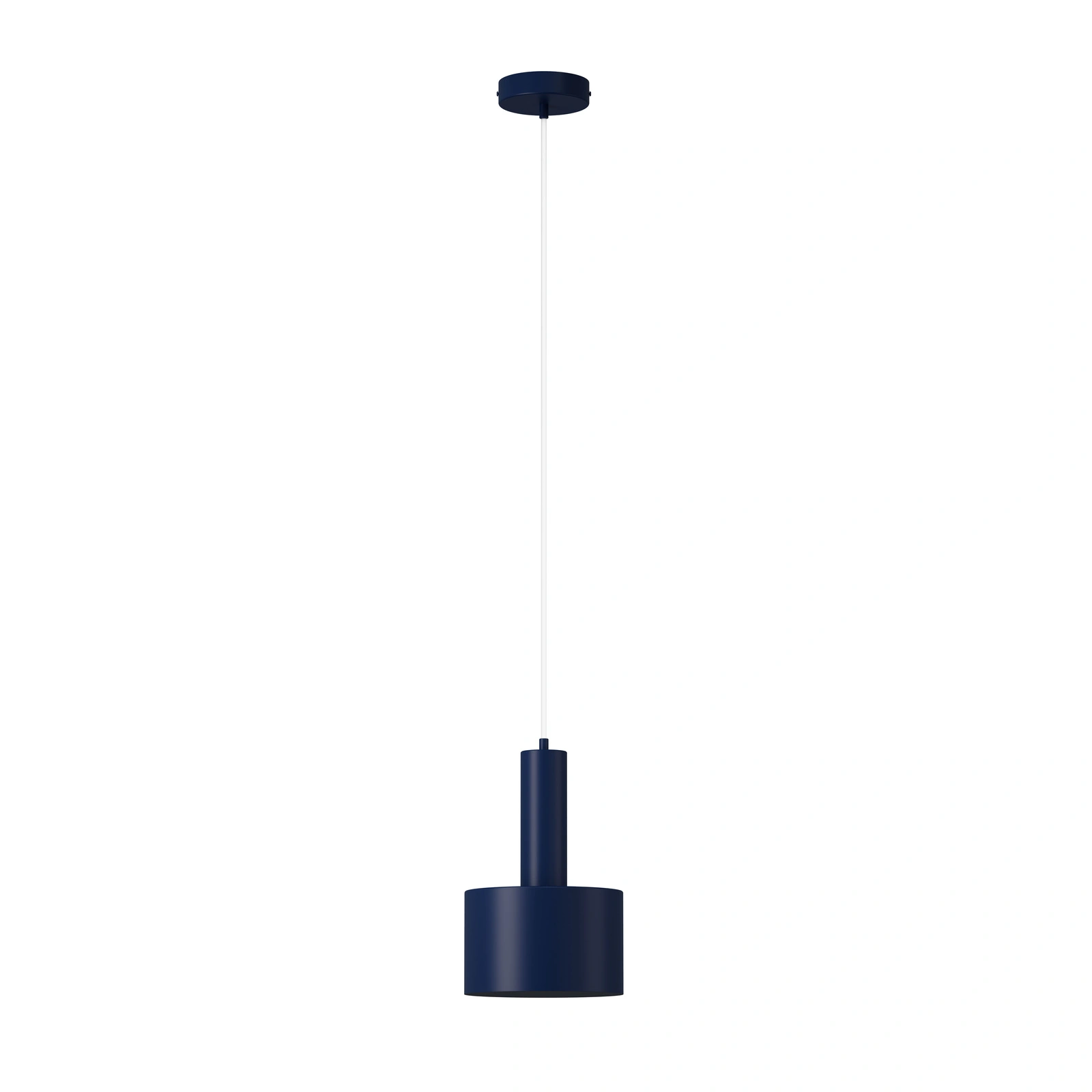 Lampa wisząca minimalistyczna VITRUM WALEC granatowy, 1 × E27 – Sigma Lighting 41637