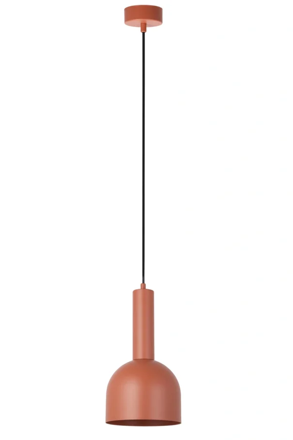 Lampa wisząca minimalistyczna VITRUM DZWONEK ceglany, 1 × E27 – Sigma Lighting 41116